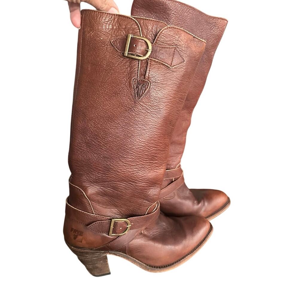 Frye Brown Leather Harness Boots
Women’s Size 9 Medium (9M) - Picture 6 of 8